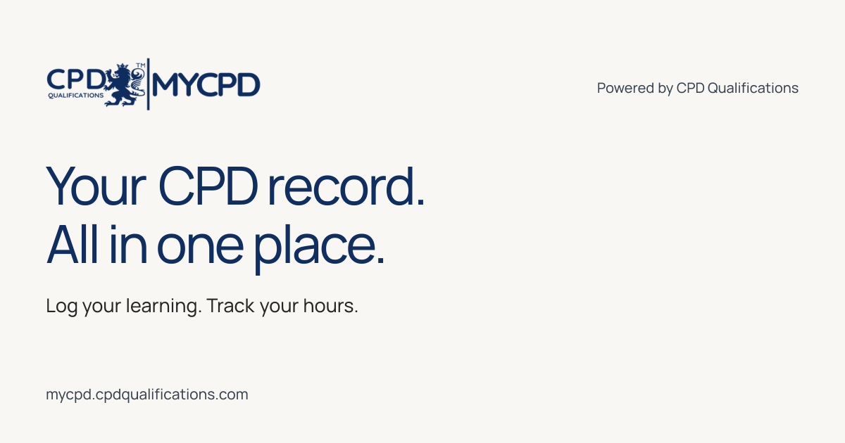 MyCPD | Free Online CPD Record & Hours Tracker